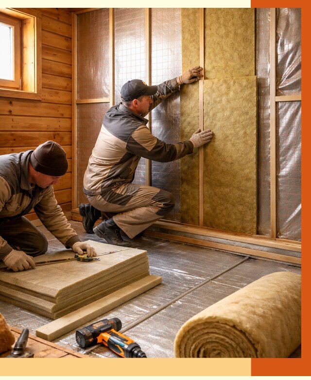 Утепление бани изнутри в Кизилюрте под ключ от 4337 руб./м² | ТепломастерКзт