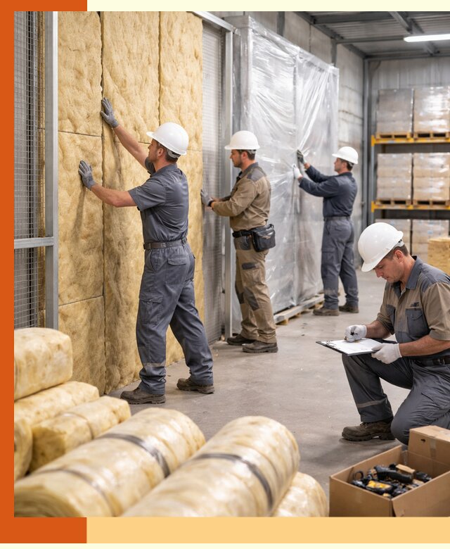 Утепление склада готовой продукции в Кизилюрте качественно и быстро