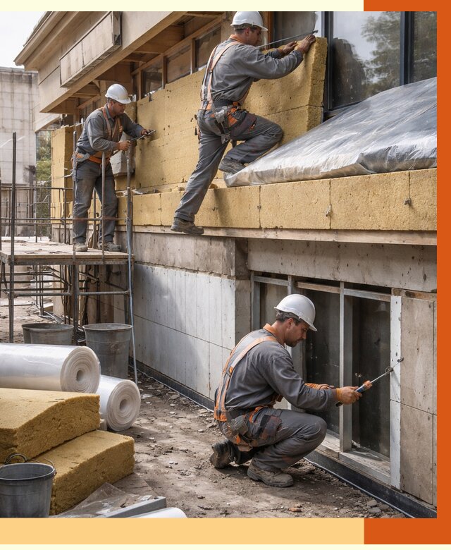 Утепление ресторана в Кизилюрте под ключ от 671190 руб/м2 | Комплексное решение от ТепломастерКзт