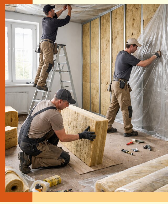 Утепление офисных помещений под ключ в Кизилюрте