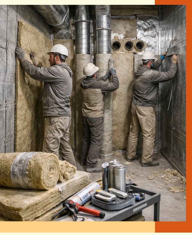 Утепление венткамеры в Кизилюрте под ключ от 1497 руб. — профессионально | ТепломастерКзт