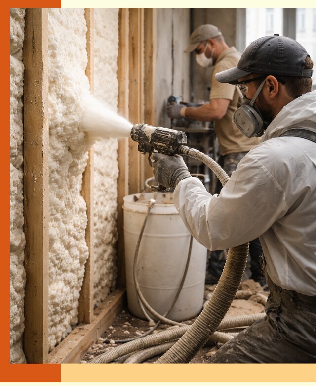 Утепление пеноизолом жилых и коммерческих объектов в Кизилюрте