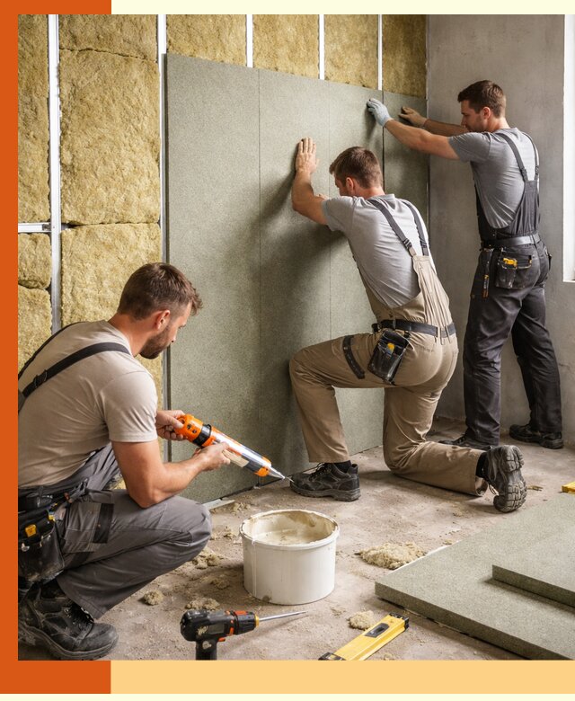 Профессиональная шумоизоляция стен в Кизилюрте для квартир и домов