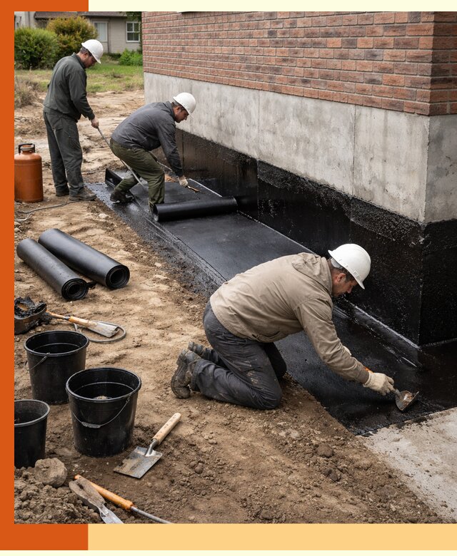 Гидроизоляция фундамента в Кизилюрте: надежная защита строений