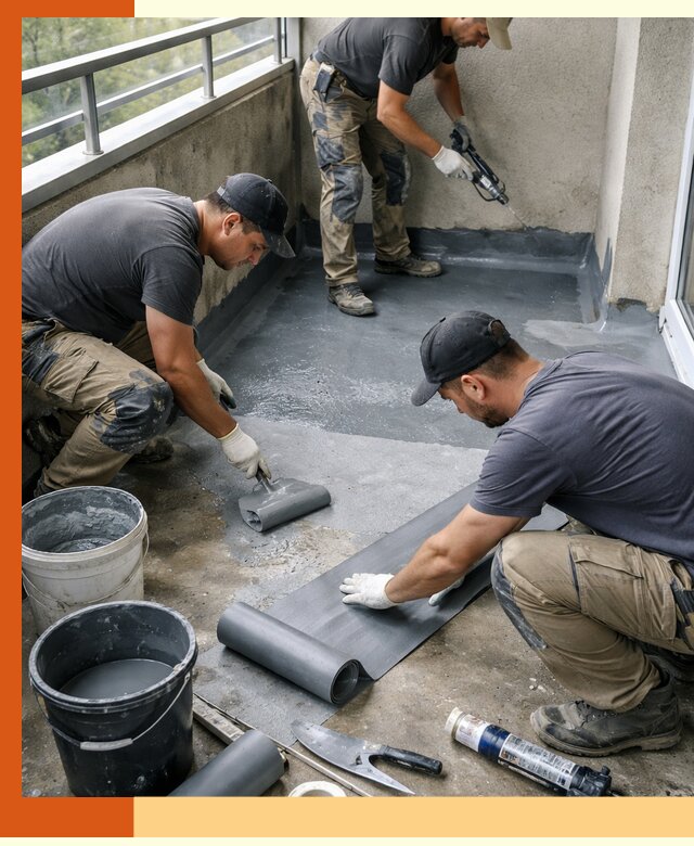 Гидроизоляция балкона в Кизилюрте: надежная защита от протечек